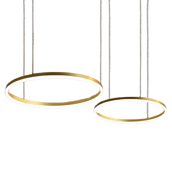 Pendente Led 40×60cm 62W 4340Lm 3000K Aluminio - DCD03281D