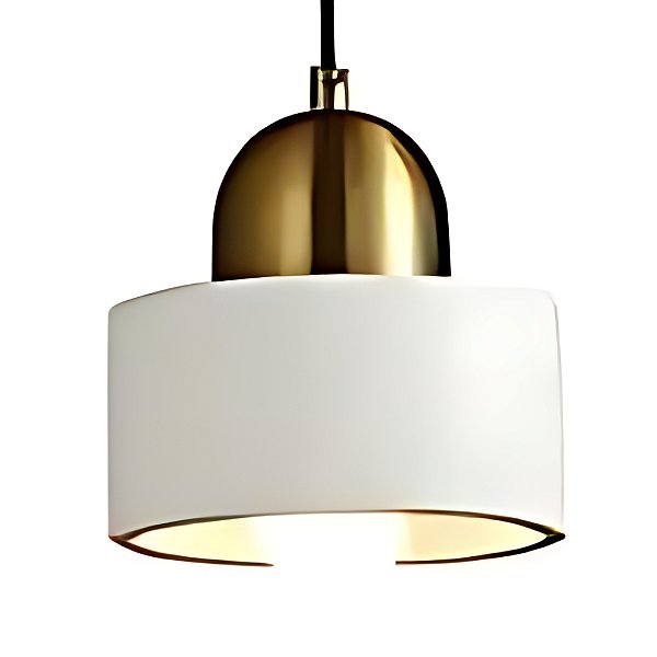 BC007W Pendente Nordic Dourado 15x14cm E27 Bolinha 40W IP20