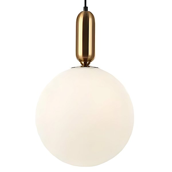 HL008M Pendente Cuica Bronze Branco 30x47cm E27 40W