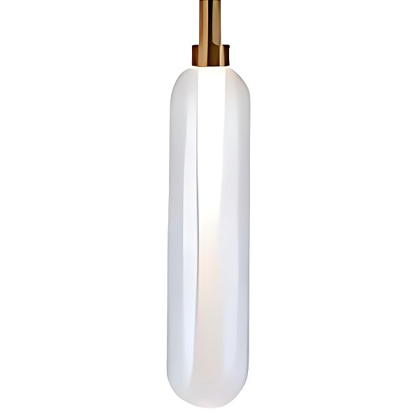RB002 Pendente Led Lampiao Dourado 10x52cm 5W 3000K