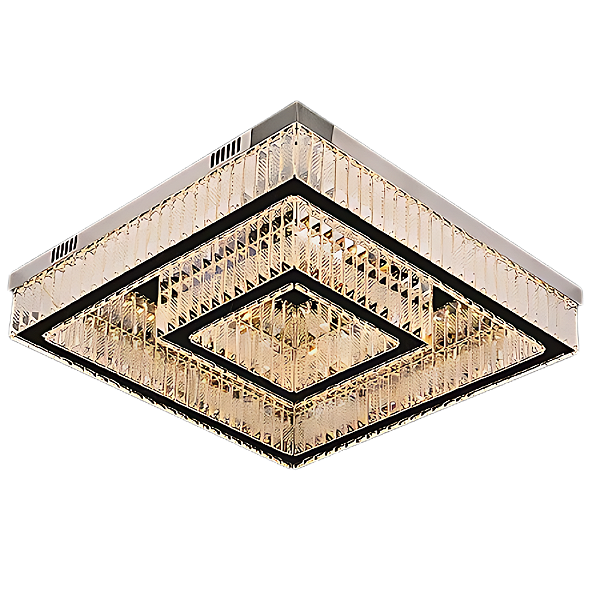 Plafon Led 30×60cm 56W 5600Lm 3000K Inox Cristal DCX00833D