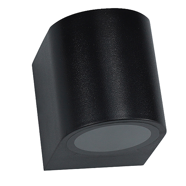 Arandela Parede Dots 7,2x9,5x8cm GU10 Mr16 IP65 Preto DL158B