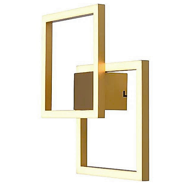Arandela Parede Led Tec 41x41x4cm 45W 2450Lm 3000K GD010G