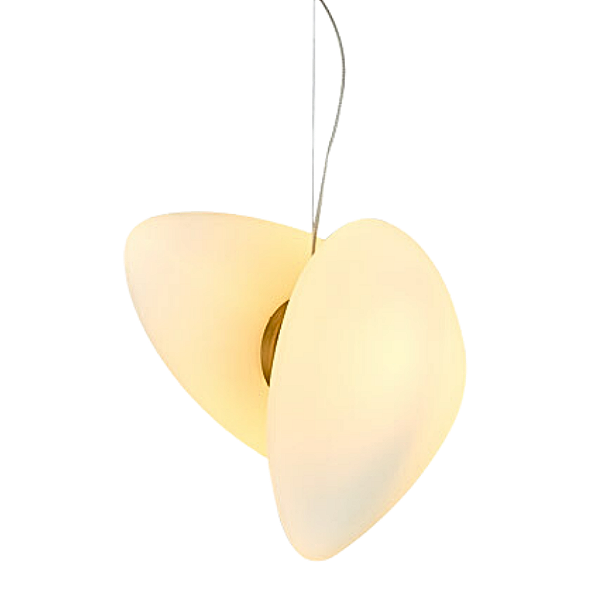 Pendente Led Boulder 22x16,5x18cm 2x8W 864Lm 3000K Branco BOU1PD01BR022