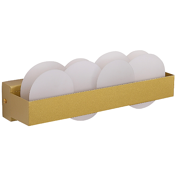 Arandela Parede Led Poema 10W 3000K 500Lm 6x30x9Cm Dourado IP20 EG005