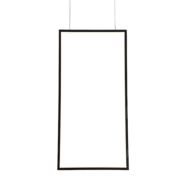 Pendente Led Tec 32W 3000K 1810Lm 2x30x60Cm Preto IP20 GD015B