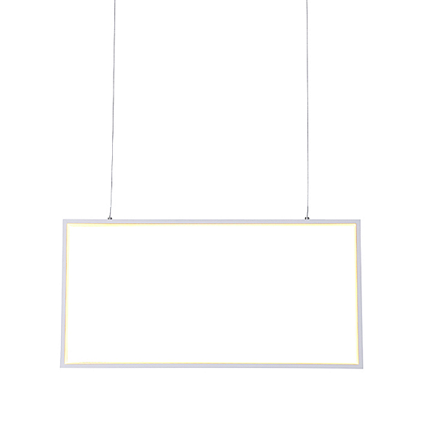 Pendente Led Tec 32W 3000K 1810Lm 2x60x30Cm Branco IP20 GD016W