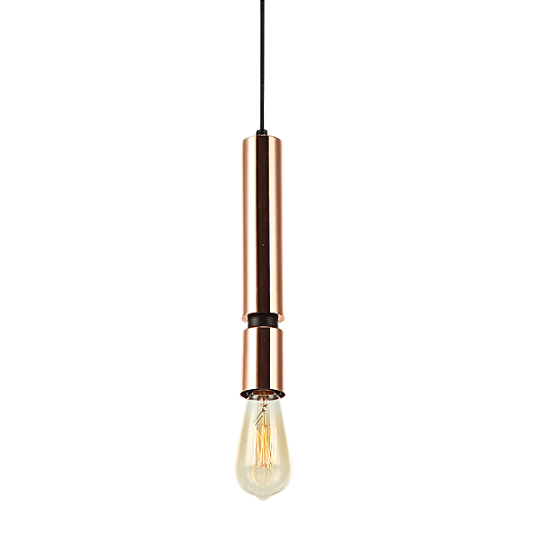 Pendente Prih E27 5x30Cm Cobre IP20 HL002