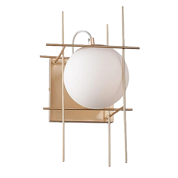 Arandela Parede Dix G9 21,5x21x35Cm Dourado IP20 RE018G