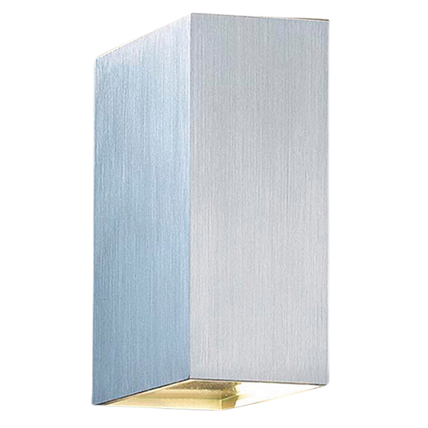 Arandela Parede Led Brick 5W 10x5x12,5Cm Prata IP20 W1905S