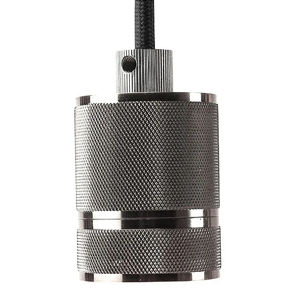 Pendente Socket 1xE27 Bulbo Max 40W Cromado DA002C
