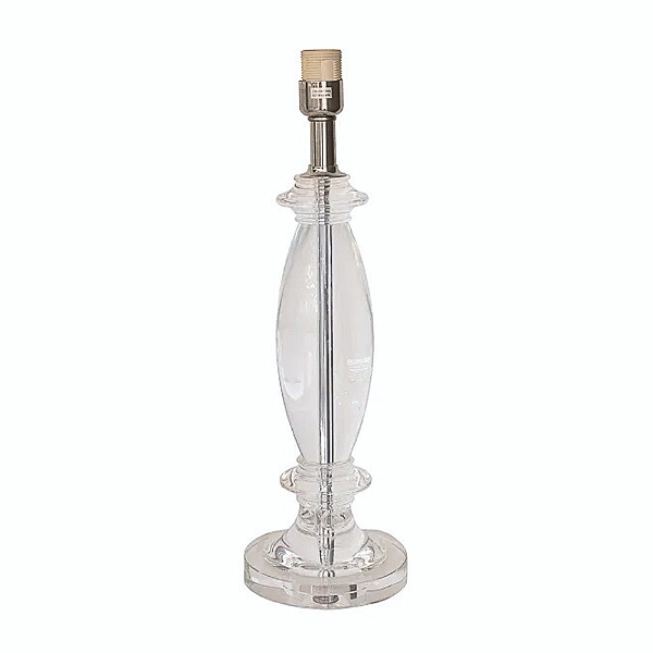 Base Para Abajur 16cmx53cm 1xE27 Bulbo Max 40W Cromado XL1339