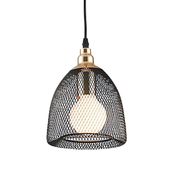 Pendente Copper 17,5cmx23,5cm 1xE27 Bulbo Max 40W Preto Dourado XN002G