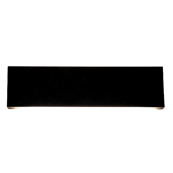 Arandela Led Linna 30cmx8cmx2,5cm 10W 3000K 800Lm Preto Ip65 LIN1AR01PT030