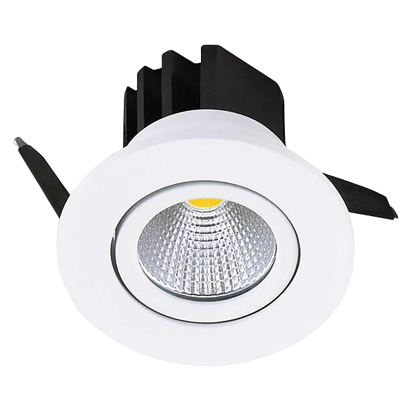 Spot Embutir Led Foko 3W 3000K 7X6cm Branco DL108R