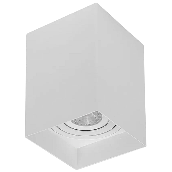 Spot Sobrepor Quad PAR20 E27 11X11X15cm Branco DL164W