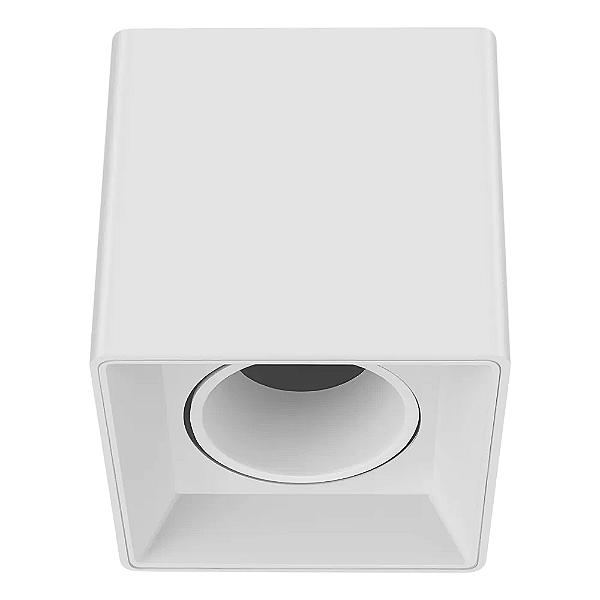 Spot Sobrepor Box MR16 Gu10 9,6X9,6X10cm Branco DL145W