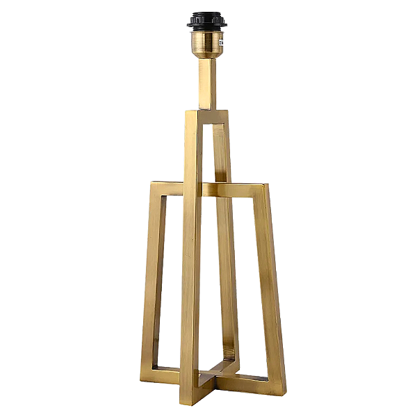 Base Para Abajur Veneto Dourado 18X22X52,5cm E27 MI004