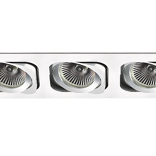Spot Embutir Monet 3XGU10 MR16 Max 50W 25,5cmX9,5cmX2,5cm Branco IP20 NS6003B
