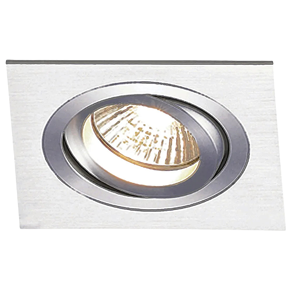 Spot Embutir Ecco AR111 Gu10 17X17X5cm Prata NS5111A