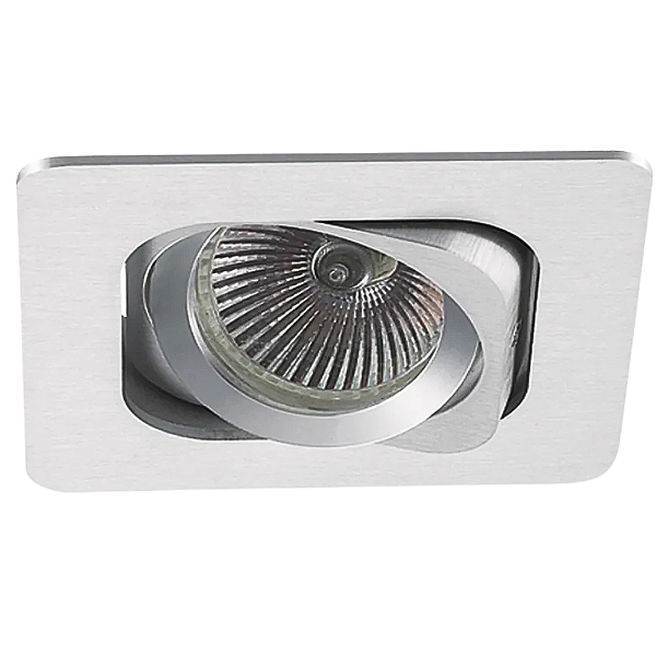 Spot Embutir Monet Triplo AR70 Gu10 13X13X2,5cm Prata NS6701A