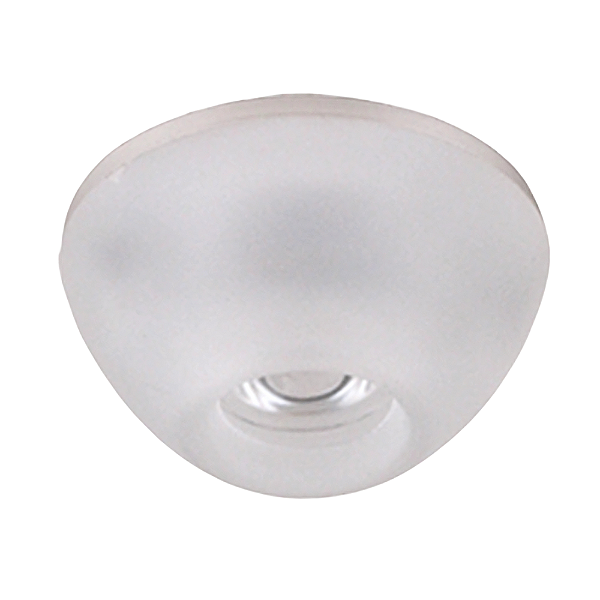 Spot Embutir Led Glaze 1W 3500K 5X5cm Cromado Transparente YD208F