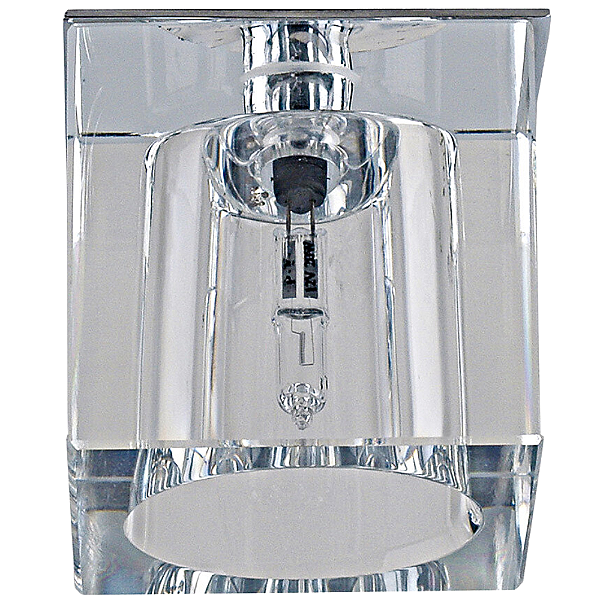 Spot Embutir Shine G4 Bipino 5X5X5,5cm Cromado Transparente YD604