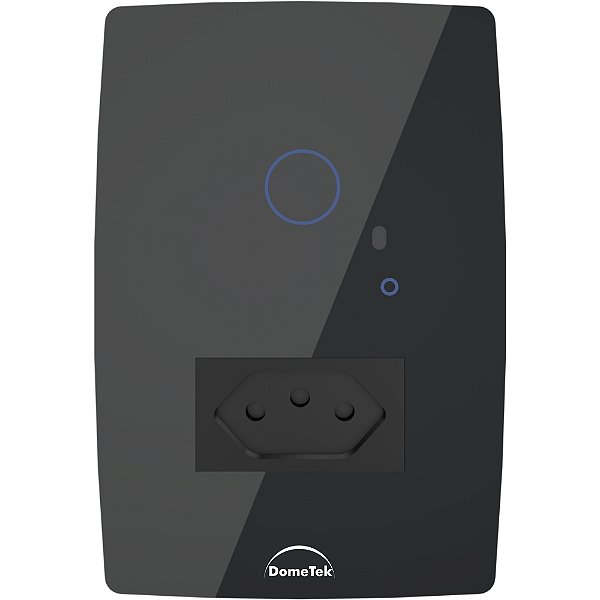 00564 INTERRUPTOR 1 PAD + TOMADA 20A WI-FI PRETO 4x2