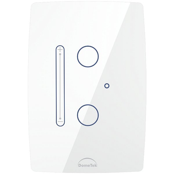 00759 VARIADOR LUMINOSIDADE DIMMER WIFI 2 CANAIS BRANCO 4x2