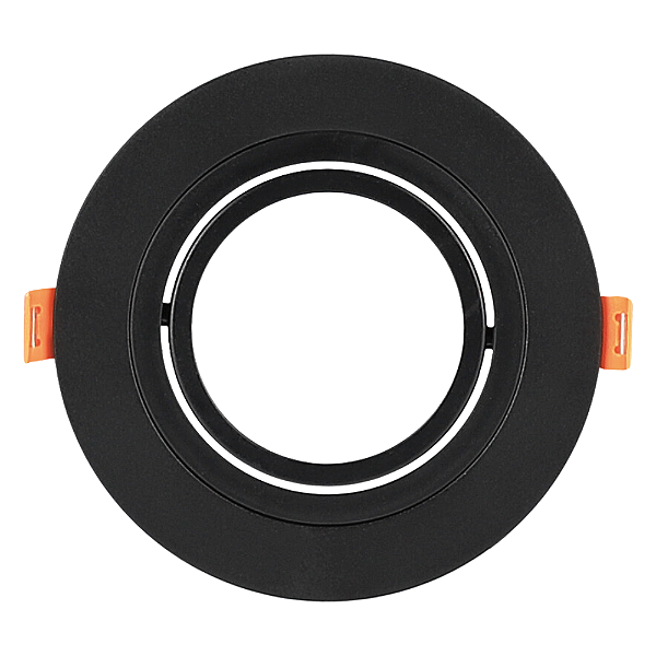 Spot Embutir Conecta ABS GU10 AR70 Max 50W 13cmX2,7cm Preto IP20 DL152AR70B