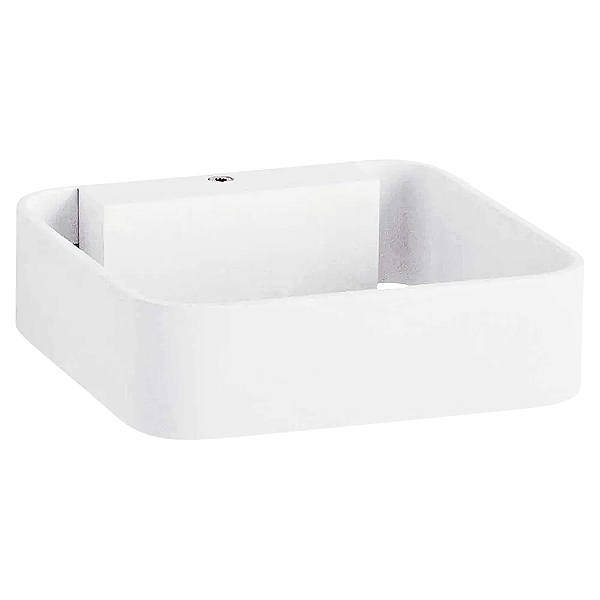 Arandela Parede Led Alca 6W 3000K 15cmX15cmX4cm Prata IP20 LZ006A
