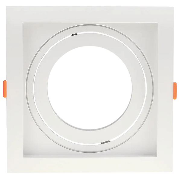 Spot Embutir Conecta ABS E27 PAR30 Max 50W 17cmX17cmX4,3cm Branco IP20 DL146PAR30W