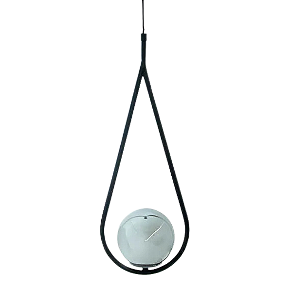 Pendente Pingo G9 Halopin Max 25W 18cmX49cm Preto FUME IP20 TR001B