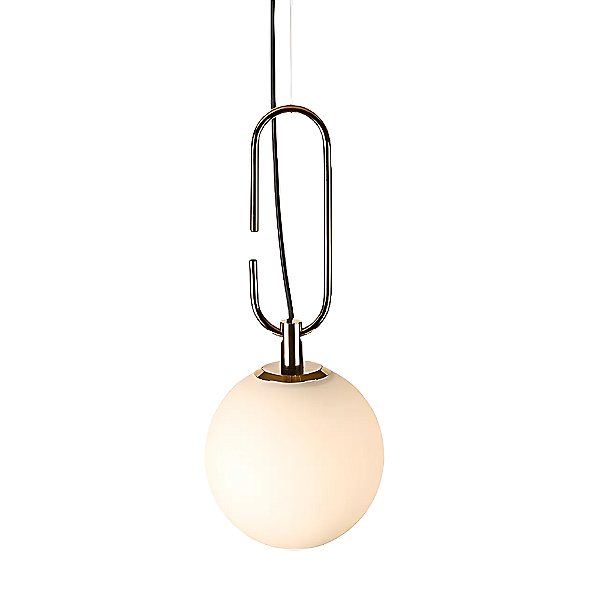 Pendente Mob E14 Vela Max 7W 20cmX48cm Preto Dourado IP20 YD001