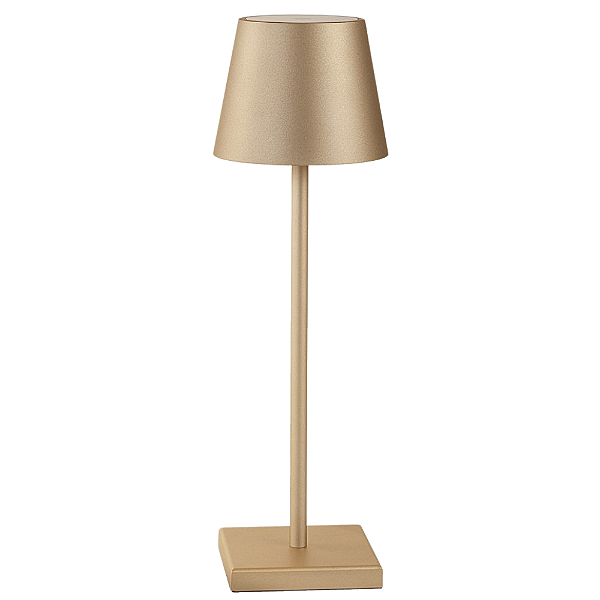Abajur Led Mimo 3,5W 3000K 280lm 11cmX37cm Dourado AB1788DO