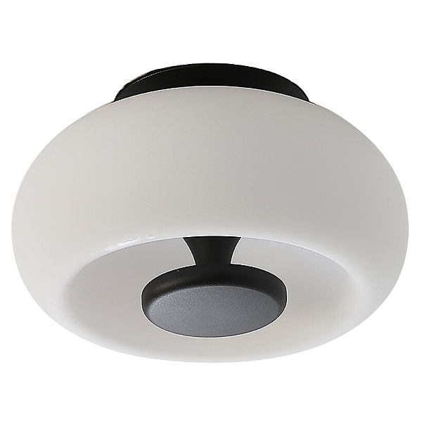 Plafon Led Poche 7,6W 2700K 450lm 16cmX9cm Preto PL1844PT