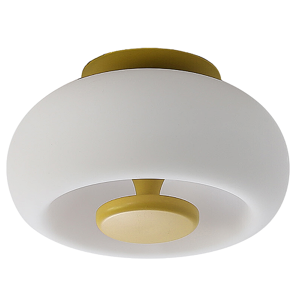 Plafon Led Poche 7,6W 2700K 450lm 16cmX9cm Dourado PL1844DO