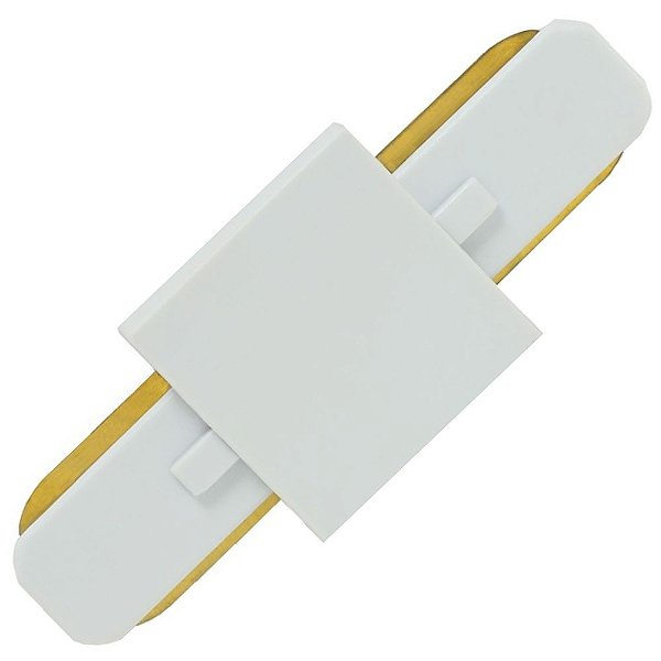 Conexão 'I' Para Trilho Sobrepor Cor Branco ABS Sky-001BR