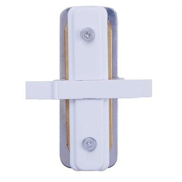 Conexao 'I' Para Trilho Embutir Cor Branco ABS Sky-9001br