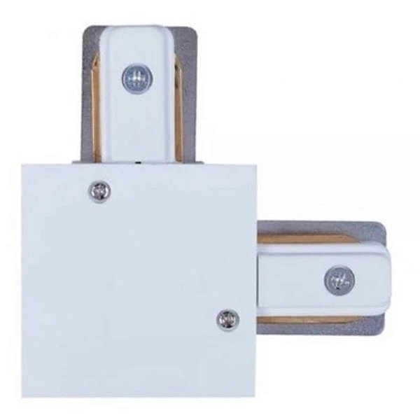 Conexao 'L' Para Trilho Embutir Branco ABS Sky-9002br