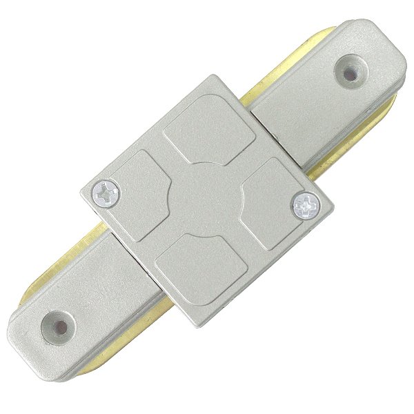 Conexão 'I' Trilho Sobrepor Cor Silver Metal ABS Sky-001SL