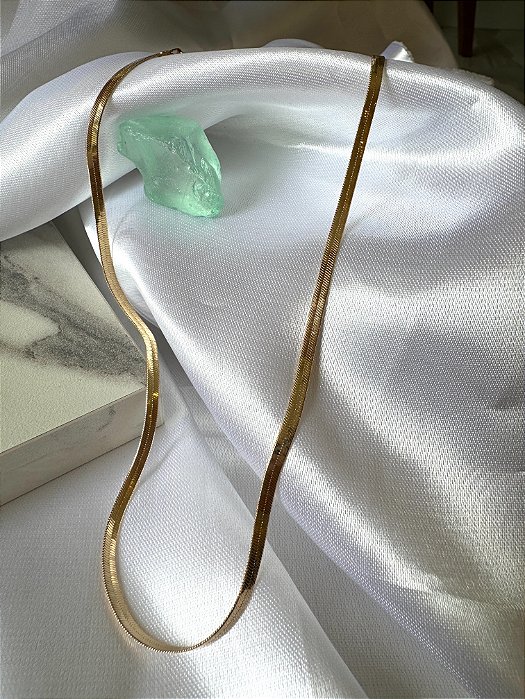 Colar Feminino Snake Gold M