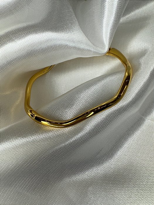 LOVE BRACELETE WAVE  LISO OURO