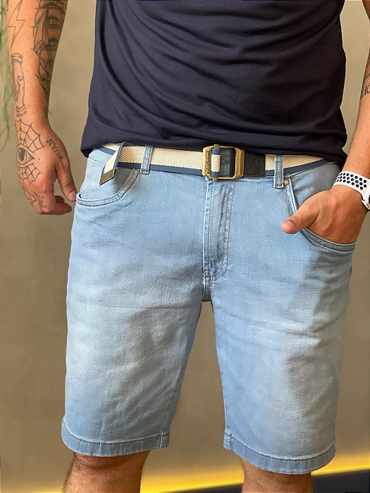 BERMUDA JEANS CLARA C/CINTO