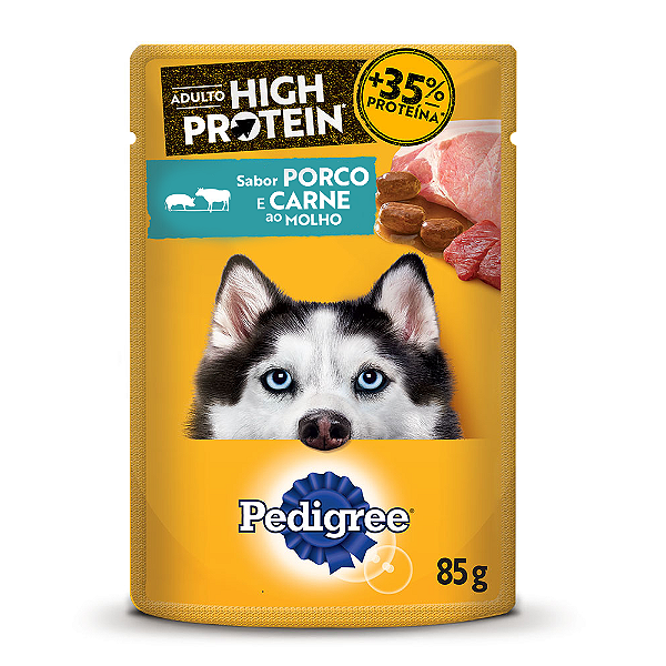 Ped Sachê High Protein Porco & Carne 100gr