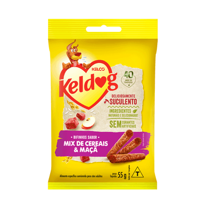 KELDOG BIFINHO MIX DE CEREAIS E MAÇÃ 55G