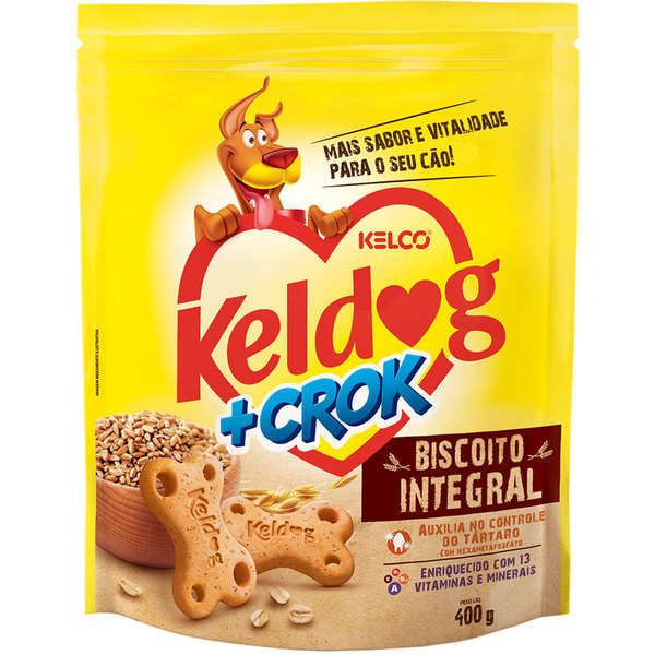 KELDOG BISCOITO +CROK INTEGRAL 400GR
