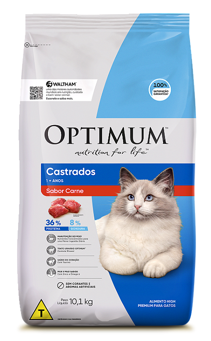 OPTIMUM CAT CASTRADO CARNE 10KG