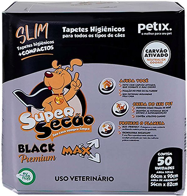 TAP. HIG. SUPER SECAO BLACK MAX SLIM 60X90 C/ 50