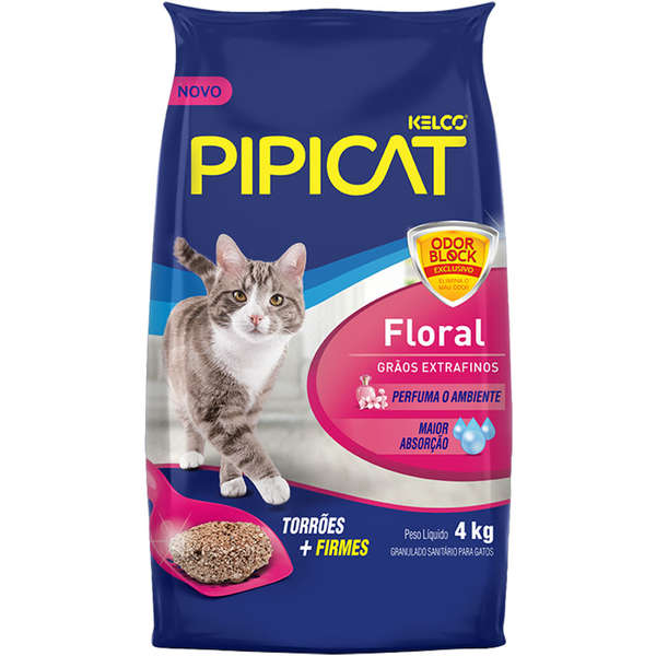 PIPICAT PERFUMADO FLORAL 4KG